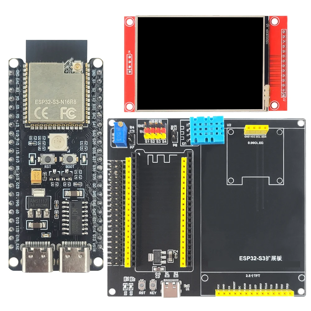Esp32 S3 Devkitc 1 - Набор для разработки ESP32-S3-DevKitC-1 с 2,8-дюймовым
