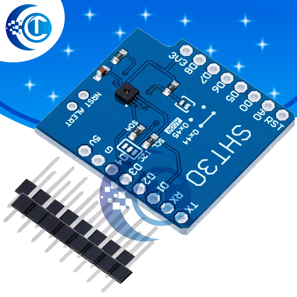 Wemos D1 Mini - SHT30 Shield I2C цифровой модуль температуры