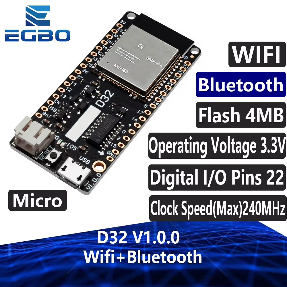 Lolin D32 - EGBO для LOLIN D32 V1.0.0-плата Wi-Fi
