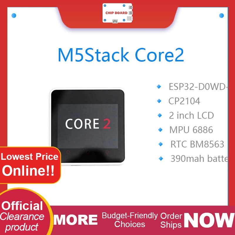 M5Stack Core2 - Комплект для разработки IoT M5Stack Core2