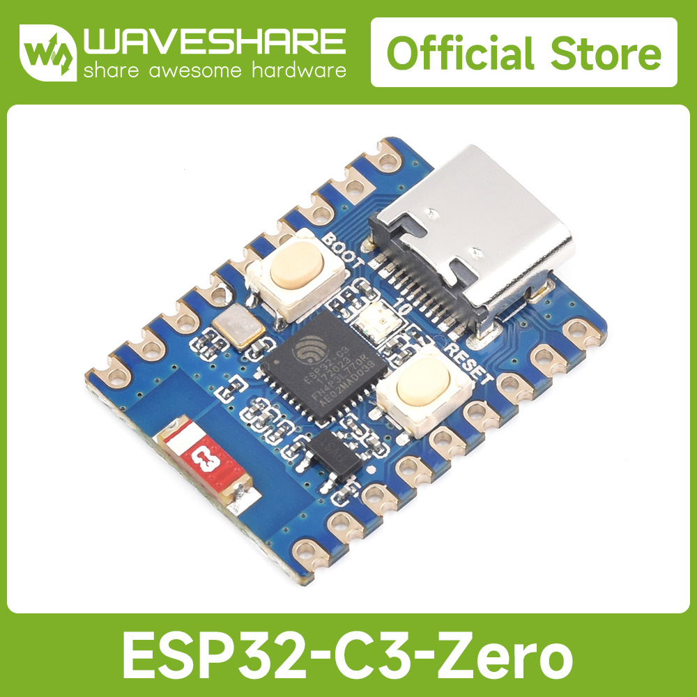 Waveshare Esp32 - Мини-плата разработки Waveshare ESP32-C3 Zero, на