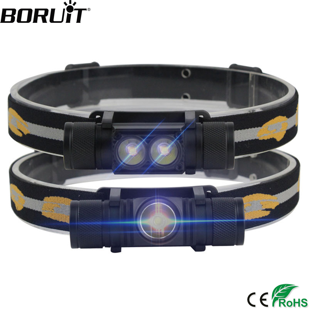 Lolin D32 - BORUiT светодиодный мини-налобный фонарь высокой мощности
