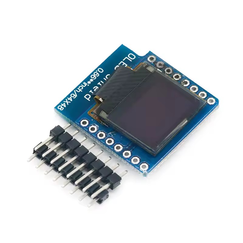 Wemos D1 Mini - Миниатюрный OLED-экран 0,66 дюйма 64x48 SSD1306