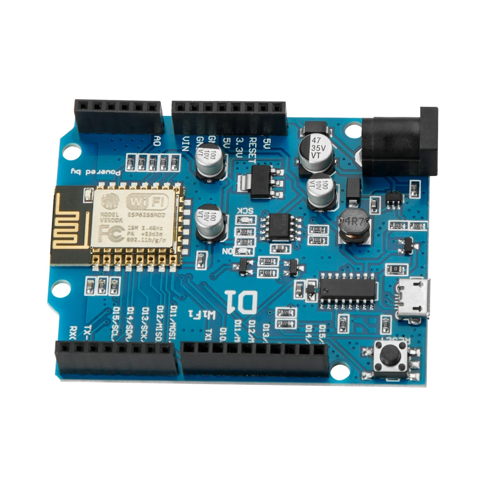 Плата разработки ESP-12E WeMos – обзор и цена Wemos D1
