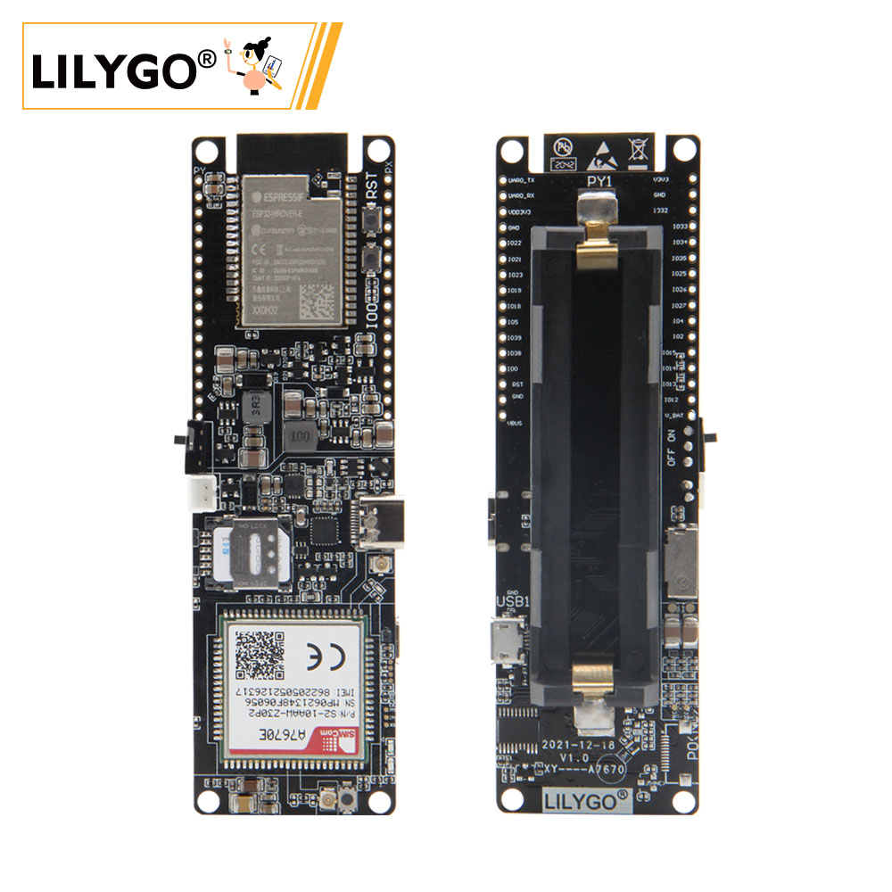 LILYGO® TTGO T-A7670G/E/SA R2  – обзор и цена Doit Esp32