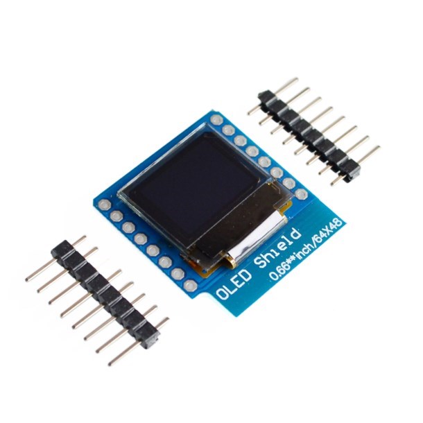 0,66-дюймовый OLED LED LCD дис – обзор и цена Wemos D1 Mini