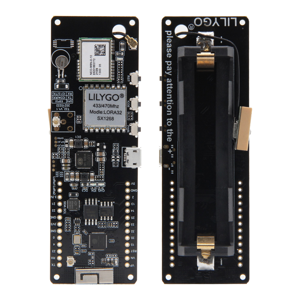 LILYGO® T-Beam V1.2 ESP32 LoRa – обзор и цена Devkitc