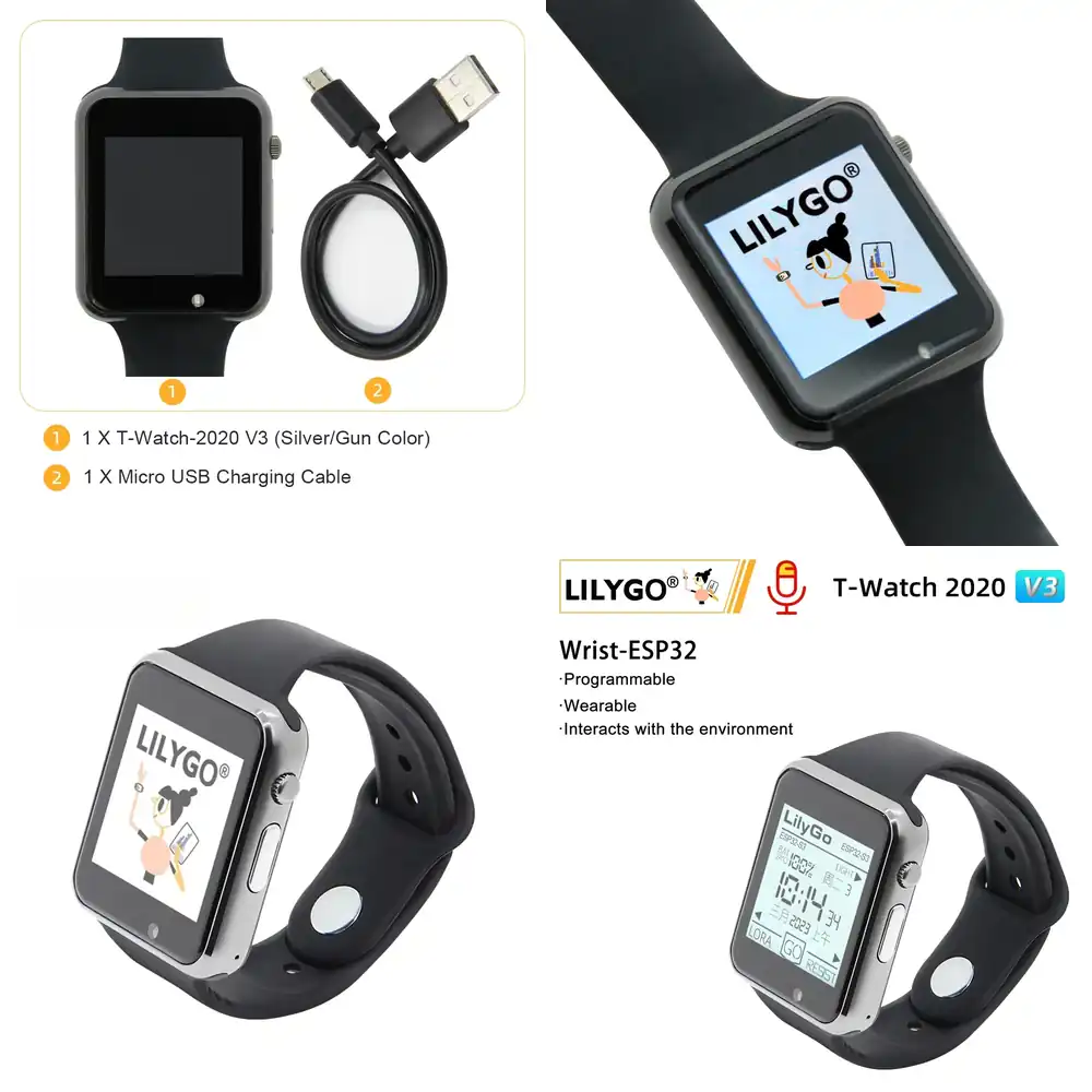 LILYGO TTGO T-Watch 2020 V3 47 – обзор и цена Ttgo T Watch