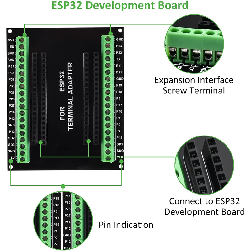 3 шт. 38PIN ESP32 коммутационн – обзор и цена Nodemcu 32S