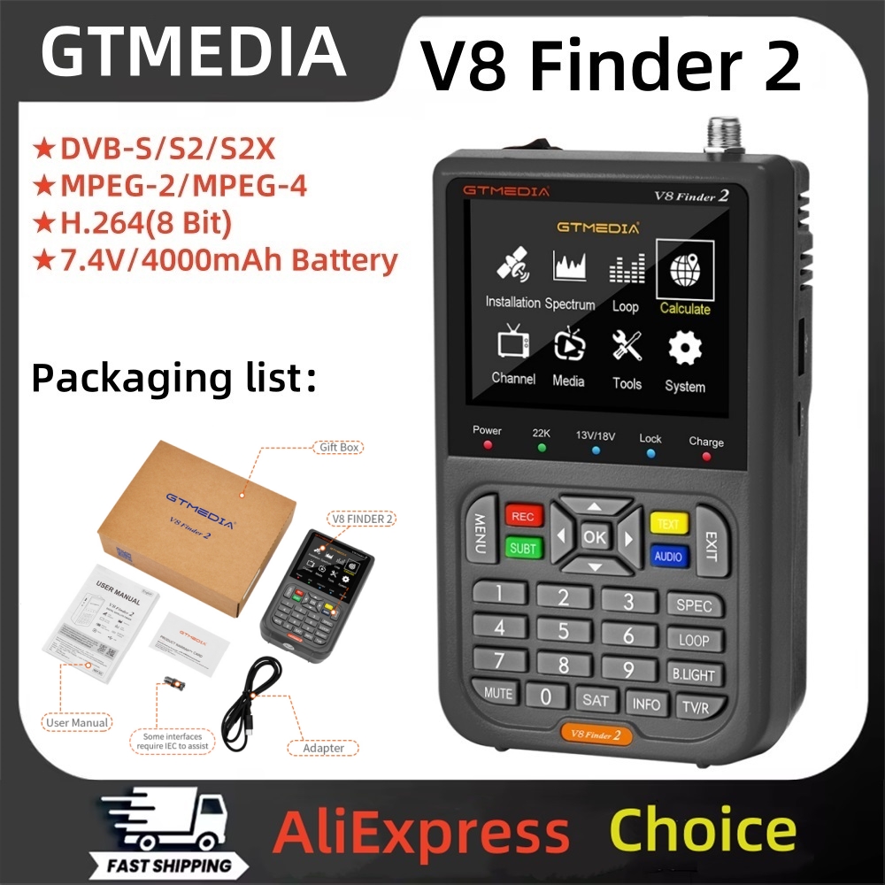 GTMEDIA V8 Finder 2 DVB-S/S2/S – обзор и цена Devkitc